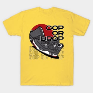 AJ 4 Retro Bred Shoes Art T-Shirt